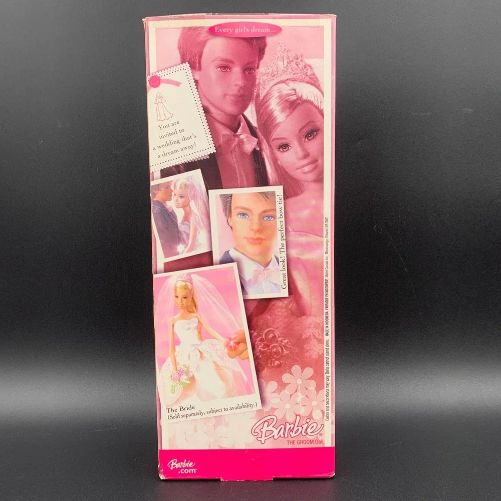 Mattel Barbie Ken Wedding Day Bride Groom Dolls K8583 K8739 2006 Twinkle Ring